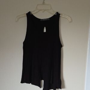 Chic Black Sleeveless Tank Top